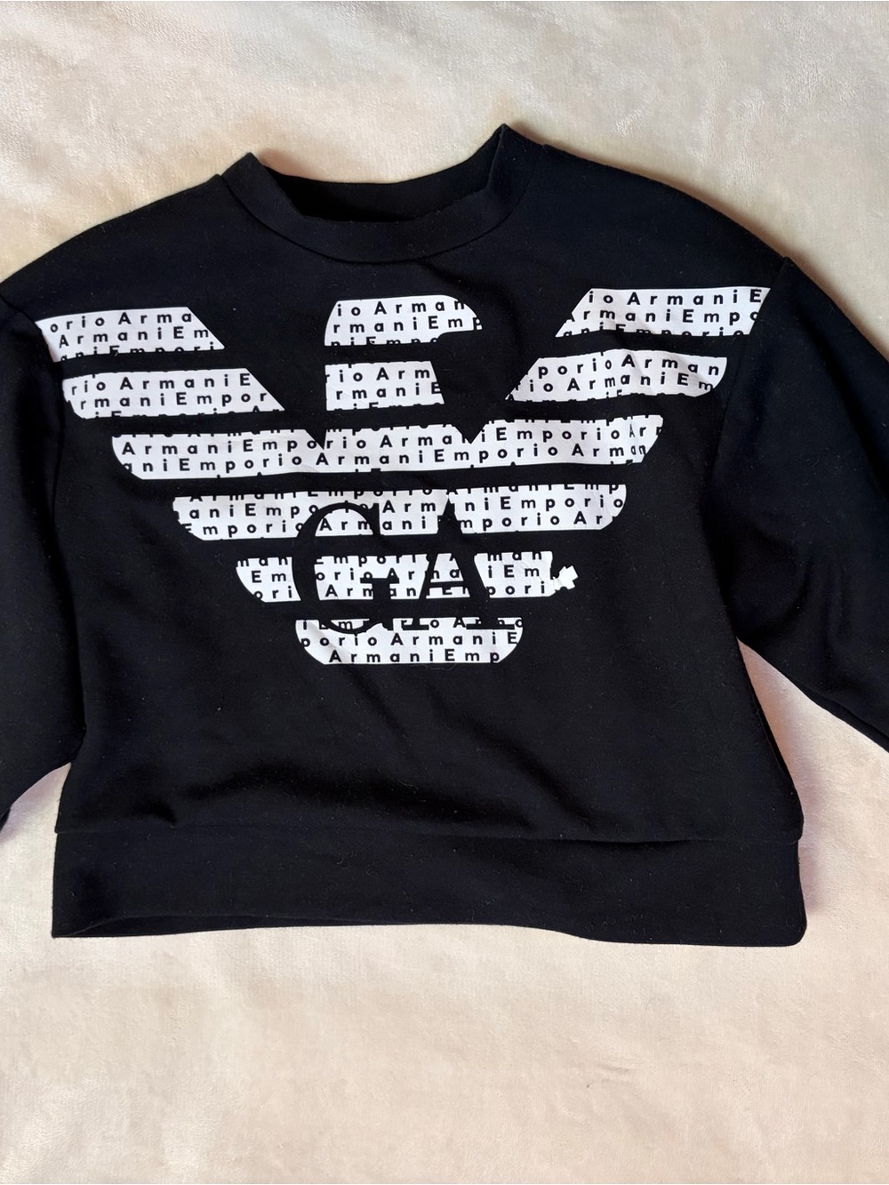 Emporio Armani Black Crewneck